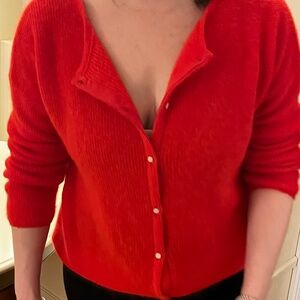 Gaspard Cardigan Red